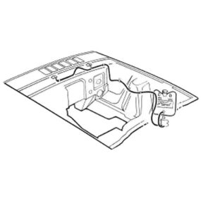 C5ZZ-17601-5 Windshield Washer Hose Kit 64-66_2