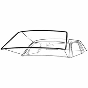 C5ZZ-6503110-A Windshield Weatherstrip 64-68