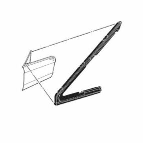 C5ZZ-6521448-9B Vent Window Seals Set LH - RH 64-66-2