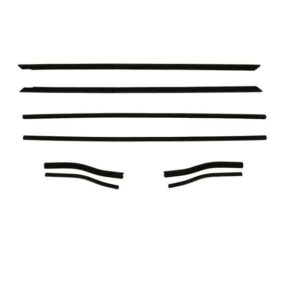 C5ZZ-6521458-9S Window Channel Chrome Strip 64-66 Hardtop & Convertible