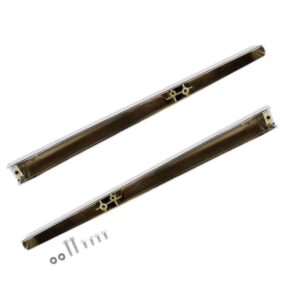 C5ZZ-8390-B-C-Grille bars set w/o fog lights chrome 65-2