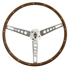 C5ZZ-3600N-ASY-Steering-Wheel-3-Spoke-Woodgrain-Pony-65-66