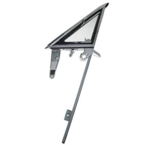 C5ZZ-65222405CK Vent Window Frame & Door Glass Run Assembly Clear Glass LH 64-66